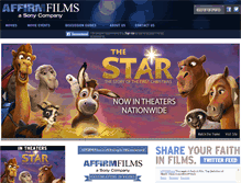 Tablet Screenshot of affirmfilms.com